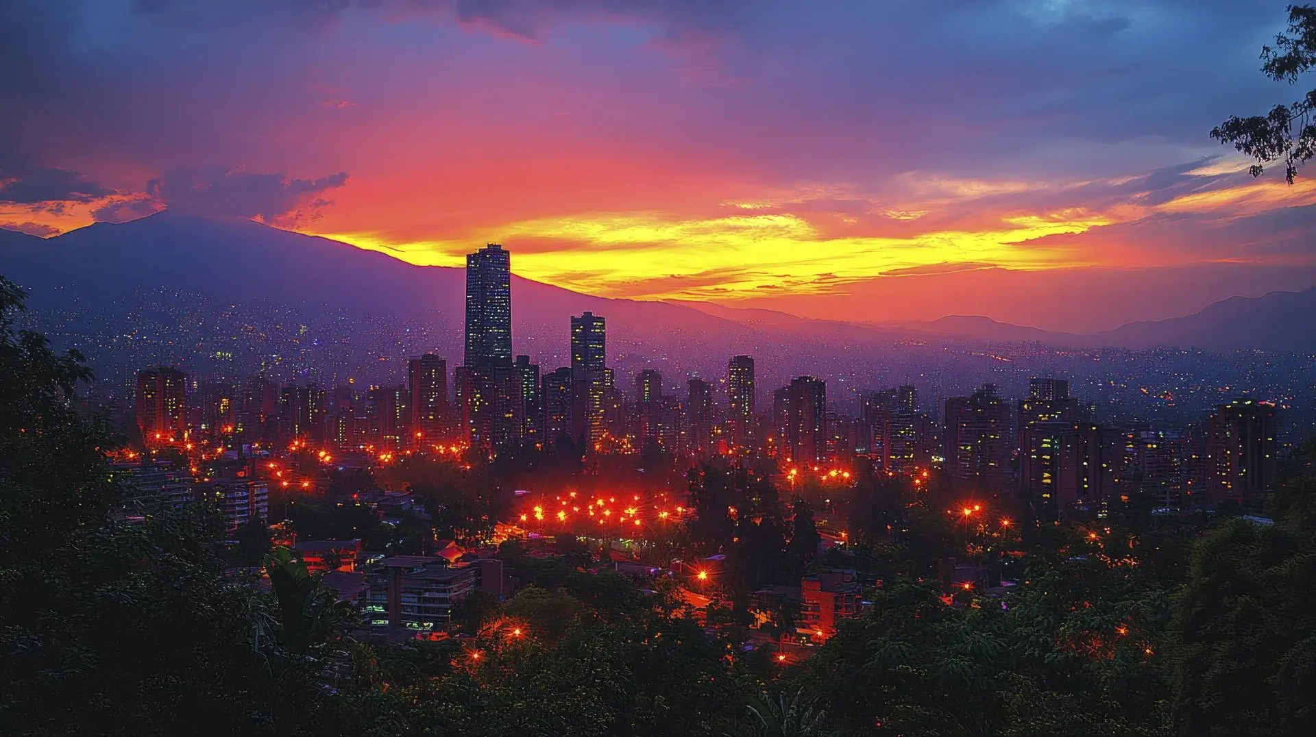 Visitar miradores y atractivos turísticos iluminados al caer el sol